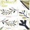 2 Pieces Metal Tree Leaf Wall Decor Vine Olive Branch Leaf Wall Art Wrought Iron Scroll Above The Bed, Living Room, Outdoor Decoration (Multi Color)